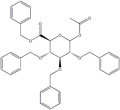 Benzyl 2,3,4-Tri-O-benzyl-D-glucuronate Acetate|Benzyl 2,3,4-Tri-O-benzyl-D-glucuronate Acetate