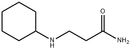3-(环己基氨基)丙酰胺, 4552-48-1, 结构式