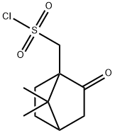 (7,7-DIMETHYL-2-OXO-BICYCLO[2.2.1]HEPT-1-YL)-METHANESULFONYL CHLORIDE 化学構造式