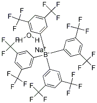 Borate(1-), tetrakis[3,5-bis(trifluoroMethyl)phenyl]-, sodiuM, hydrate (9CI) 化学構造式