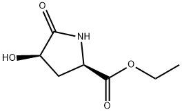 D-Proline, 4-hydroxy-5-oxo-, ethyl ester, (4R)- (9CI) Structure