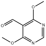 4,6-ジメトキシピリミジン-5-カルブアルデヒド 化学構造式