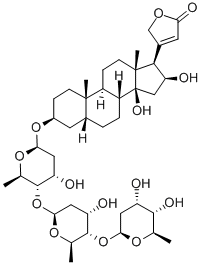 ギトキシン 化学構造式
