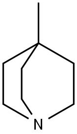 4-メチル-1-アザビシクロ[2.2.2]オクタン 化学構造式