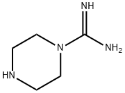 哌嗪-1-甲脒, 45695-84-9, 结构式