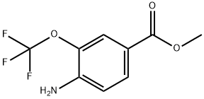 4-氨基-3-三氟甲氧基苯甲酸甲酯, 457097-93-7, 结构式