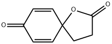 スピロ[フラン-2(3H),1'-[2,5]シクロヘキサジエン]-4',5(4H)-ジオン 化学構造式