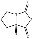 (7aS)-tetrahydro-1H,3H-Pyrrolo[1,2-c]oxazole-1,3-dione Struktur