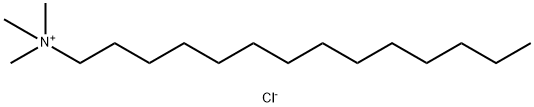 十四烷基三甲基氯化铵,4574-04-3,结构式