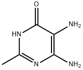 5,6-二氨基-2-甲基嘧啶-4-醇, 45741-61-5, 结构式