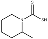 2-メチルピペリジン-1-ジチオカルボン酸 化学構造式