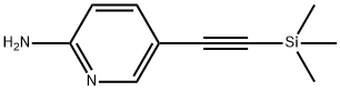 2-氨基-5-[(三甲基硅基)乙炔基]吡啶 结构式