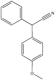 2-(4-甲氧苯基)-2-苯基-乙烷腈, 4578-79-4, 结构式