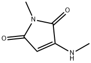 1H-Pyrrole-2,5-dione,1-methyl-3-(methylamino)- Structure