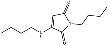 1H-Pyrrole-2,5-dione, 1-butyl-3-(butylamino)- (9CI) Structure