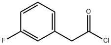 3-フルオロフェニルアセチルクロリド 化学構造式