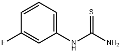 1-(m-フルオロフェニル)チオ尿素 化学構造式