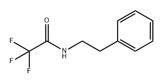 2,2,2-三氟-N-(2-苯基乙基)乙酰胺, 458-85-5, 结构式