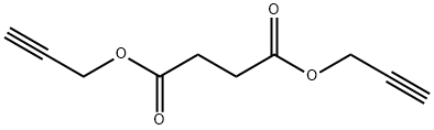 二丙-2-炔基丁烷二酸酯 结构式
