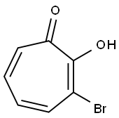 3-BROMO-2-HYDROXY-2,4,6-CYCLOHEPTATRIEN-1-ONE,4584-68-3,结构式