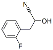 Benzenepropanenitrile, 2-fluoro-alpha-hydroxy- (9CI) Struktur