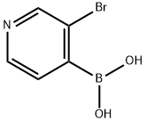 3-溴吡啶-4-硼酸,458532-99-5,结构式