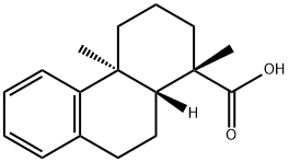 Podocarpa-8,11,13-trien-19-oic acid Struktur