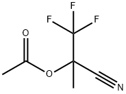 Acetic acid 1-cyano-2,2,2-trifluoro-1-methylethyl ester|2-氰基-1,1,1-三氟丙-2-乙酸酯