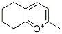 5,6,7,8-Tetrahydro-2-methyl-1-benzopyrylium 化学構造式