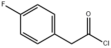 4-フルオロフェニルアセチルクロリド 化学構造式