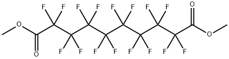 十六氟癸二酸二甲酯 结构式