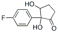 Cyclopentanone, 2-(4-fluorophenyl)-2,3-dihydroxy- (9CI) Structure
