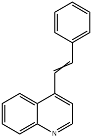 4-スチリルキノリン 化学構造式