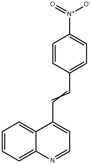 4-(p-Nitrostyryl)quinoline Struktur