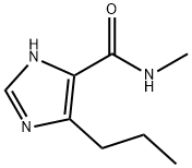 1H-Imidazole-4-carboxamide,  N-methyl-5-propyl-  (9CI) Struktur