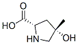 L-Proline, 4-hydroxy-4-methyl-, (4S)- (9CI) Structure
