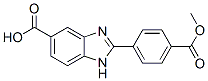 2-(4-Methoxycarbonylphenyl)-1H-benzimidazole-5-carboxylic acid Structure