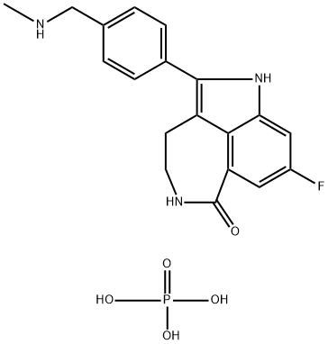 ルカパリブリン酸塩 化学構造式