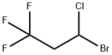 3-BROMO-3-CHLORO-1,1,1-TRIFLUOROPROPANE 结构式