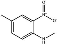 N-甲基-(4-甲基-2-硝基)苯胺, 4600-08-2, 结构式