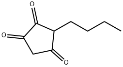 3-Butyl-1,2,4-cyclopentanetrione Structure