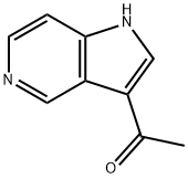 1-(1H-吡咯并[3,2-C]吡啶-3-基)乙酮,460053-60-5,结构式