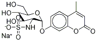 4-甲基香豆素-2-磺胺-2-去氧基-Α-D-葡糖苷酸钠盐, 460085-45-4, 结构式