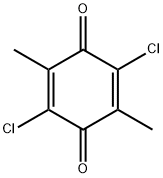 2,5-DICHLORO-3,6-DIMETHYL-P-BENZOQUINONE Struktur