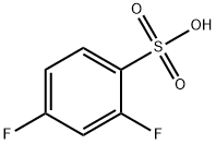 2,4-Difluoro-benzenesulfonic acid Struktur