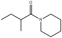 1-(2-methylbutyryl)piperidine 化学構造式