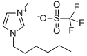 1-HEXYL-3-METHYLIMIDAZOLIUM TRIFLUOROMETHANESULFONATE Structure