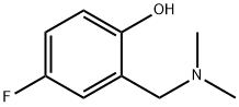 2-DIMETHYLAMINOMETHYL-4-FLUORO-PHENOL Structure