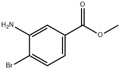 3-氨基-4-溴苯甲酸甲酯 结构式