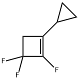 Cyclobutene, 1-cyclopropyl-2,3,3-trifluoro- (9CI) Struktur